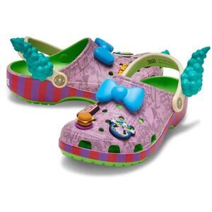 NEW Crocs Simpsons Krusty The Clown Classic Clog Multi Jibbitz Charm Shoes M7 W9
